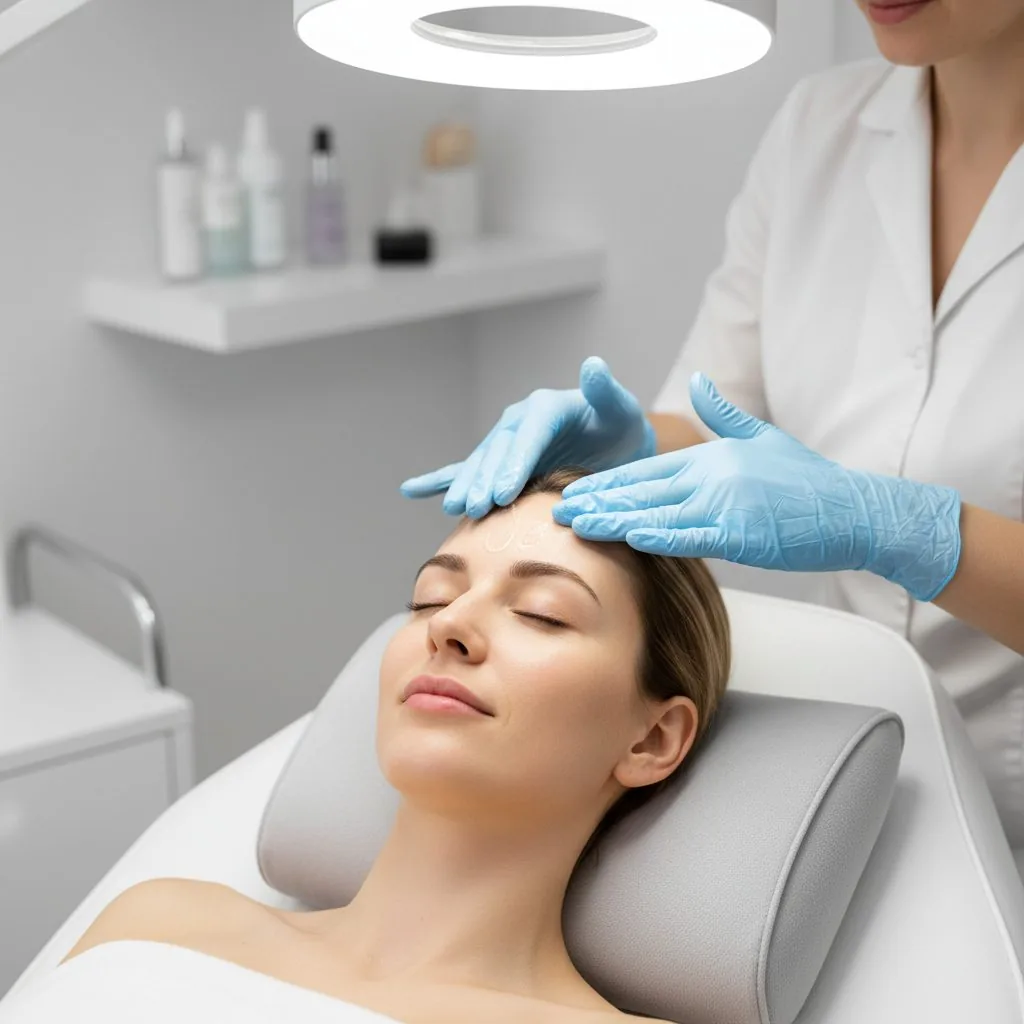 Serene medical-aesthetics facial treatment
